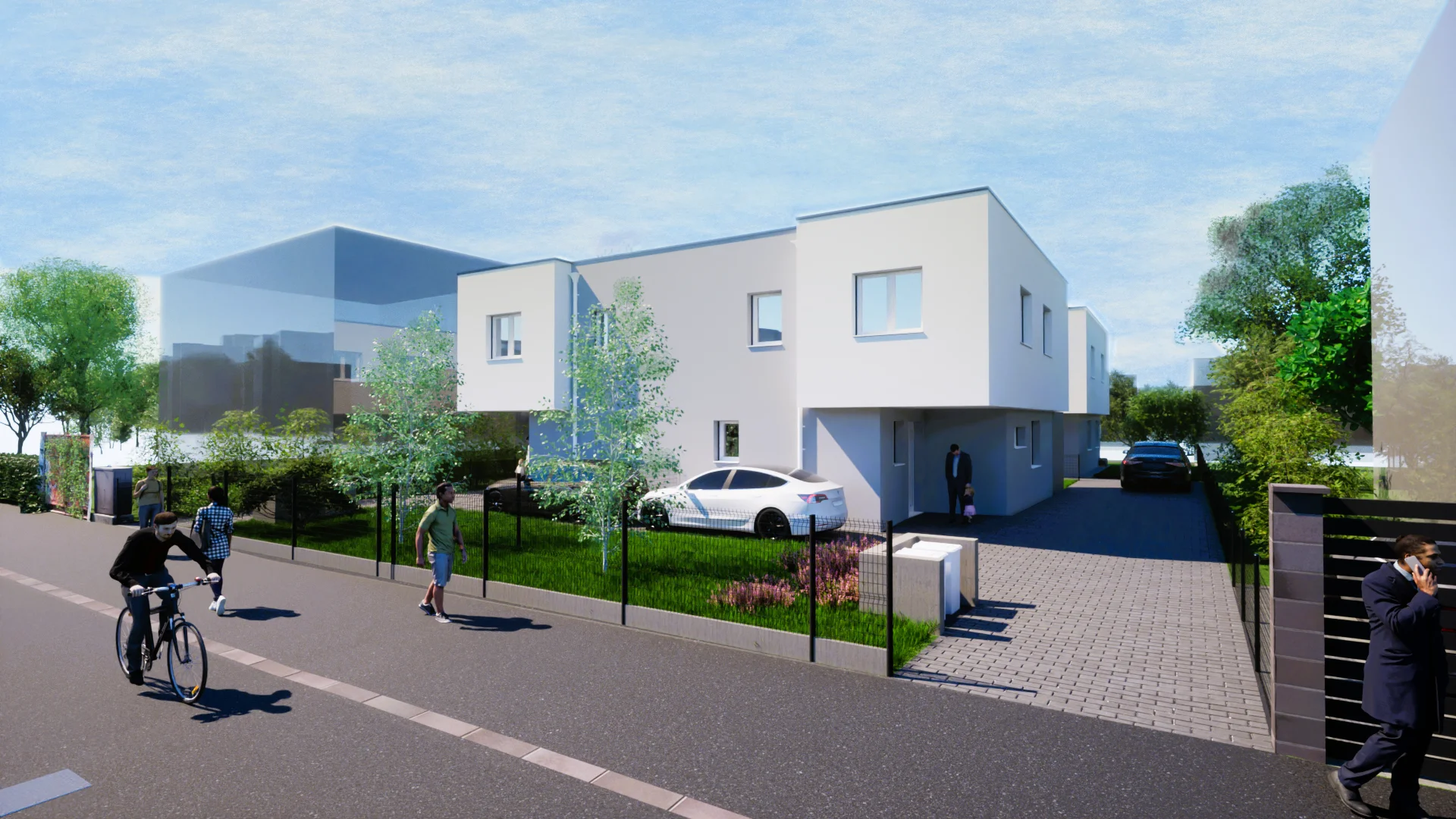 Modernes Wohnhaus mit Pool